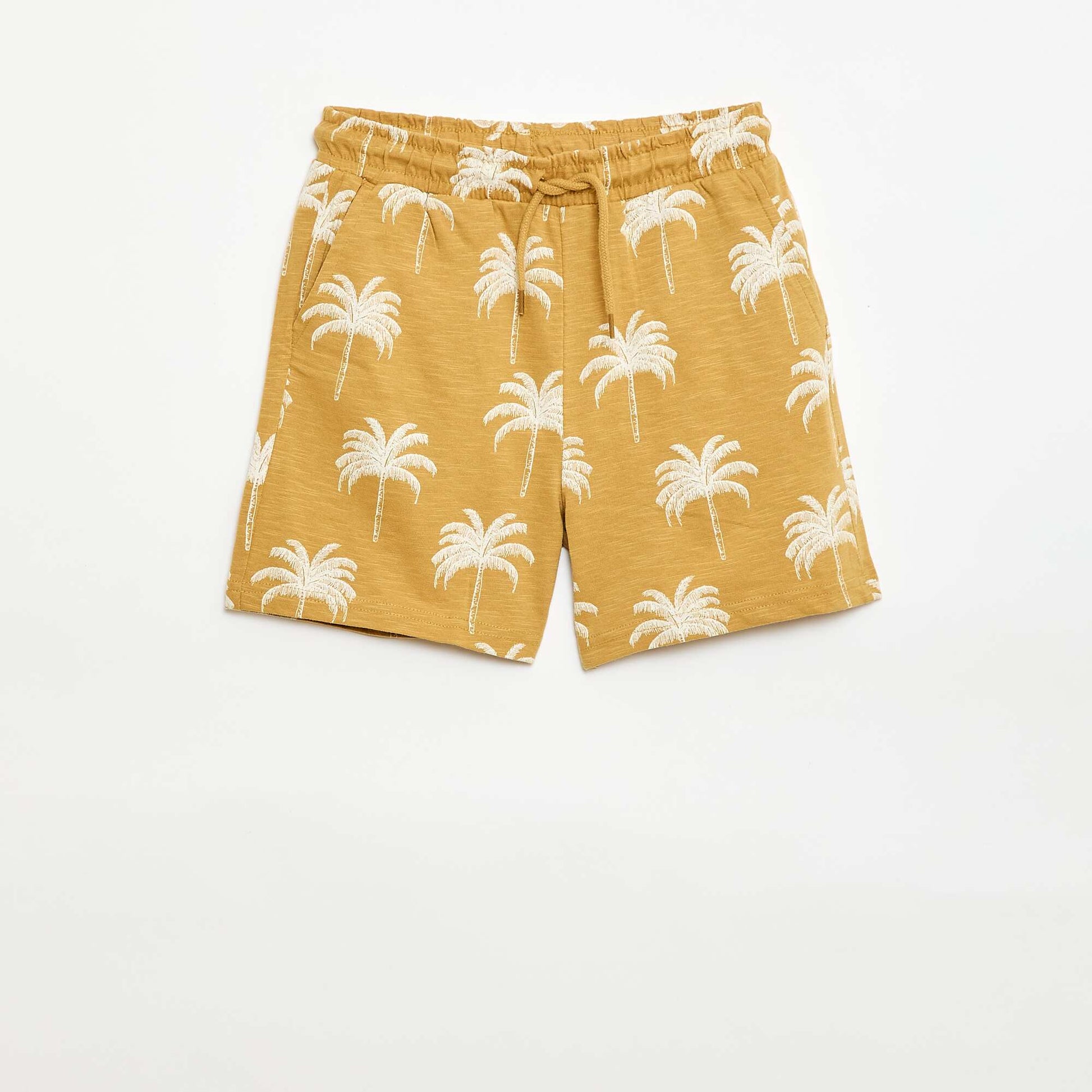 Patterned Bermuda Shorts YELLOW