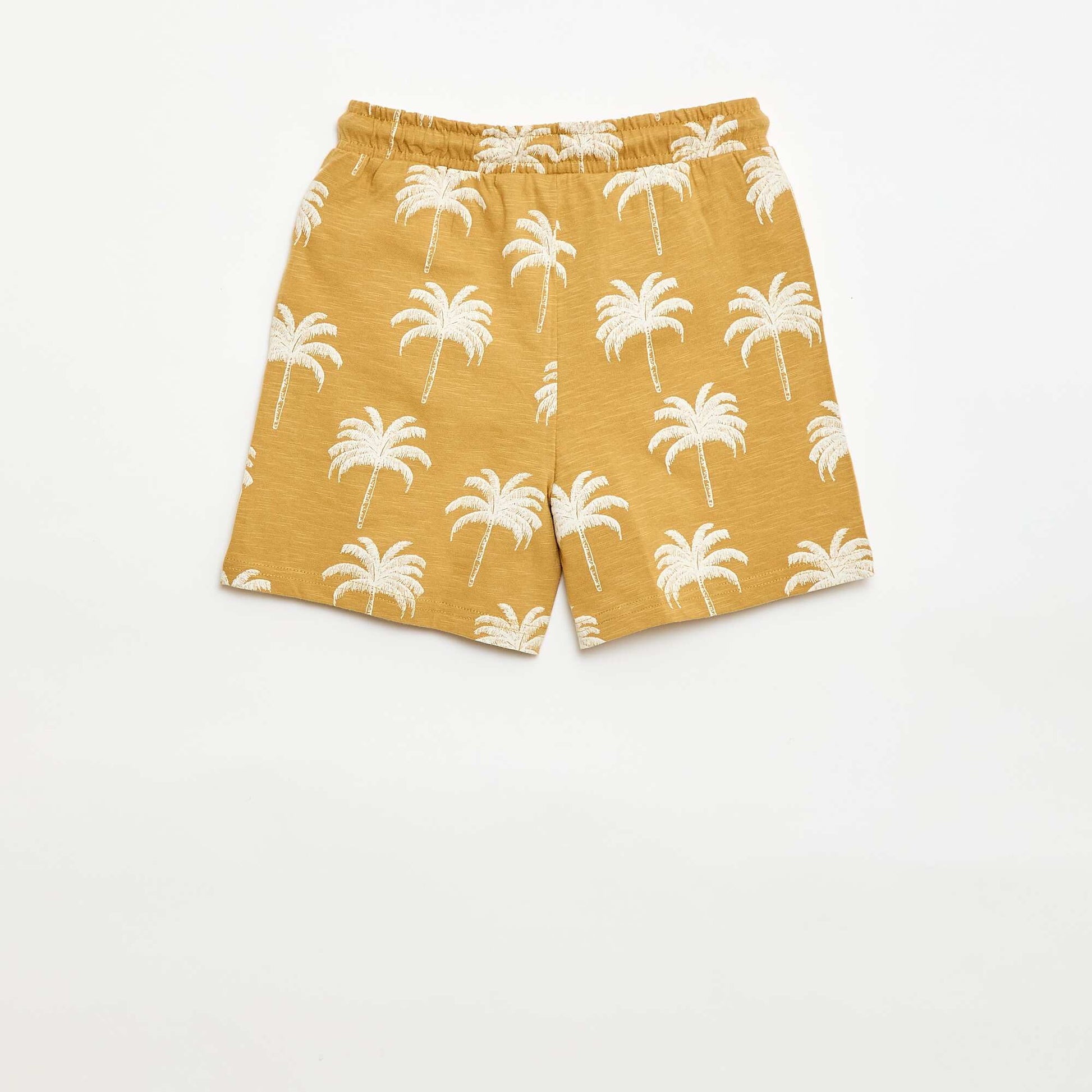 Patterned Bermuda Shorts YELLOW