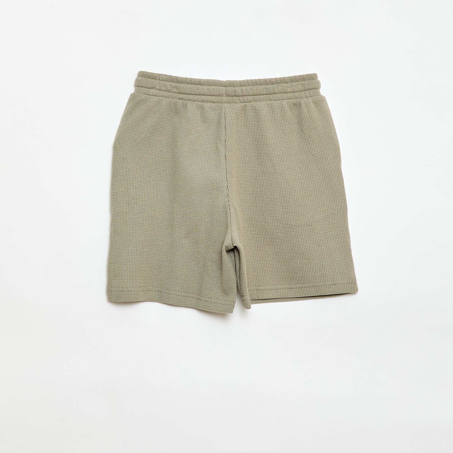 Waffle Knit Shorts GREEN