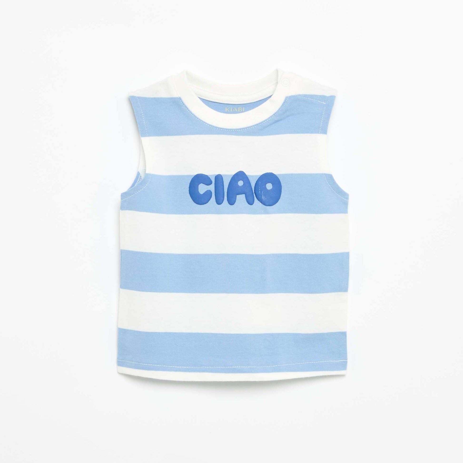 Printed Tank Top BLUE