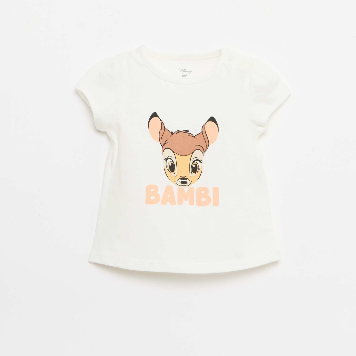 Disney print T-shirt WHITE