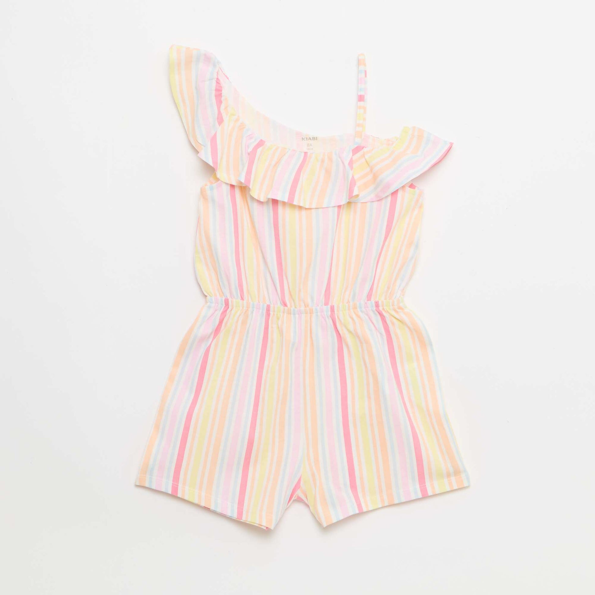 Romper with Asymmetrical Neckline PURPLE