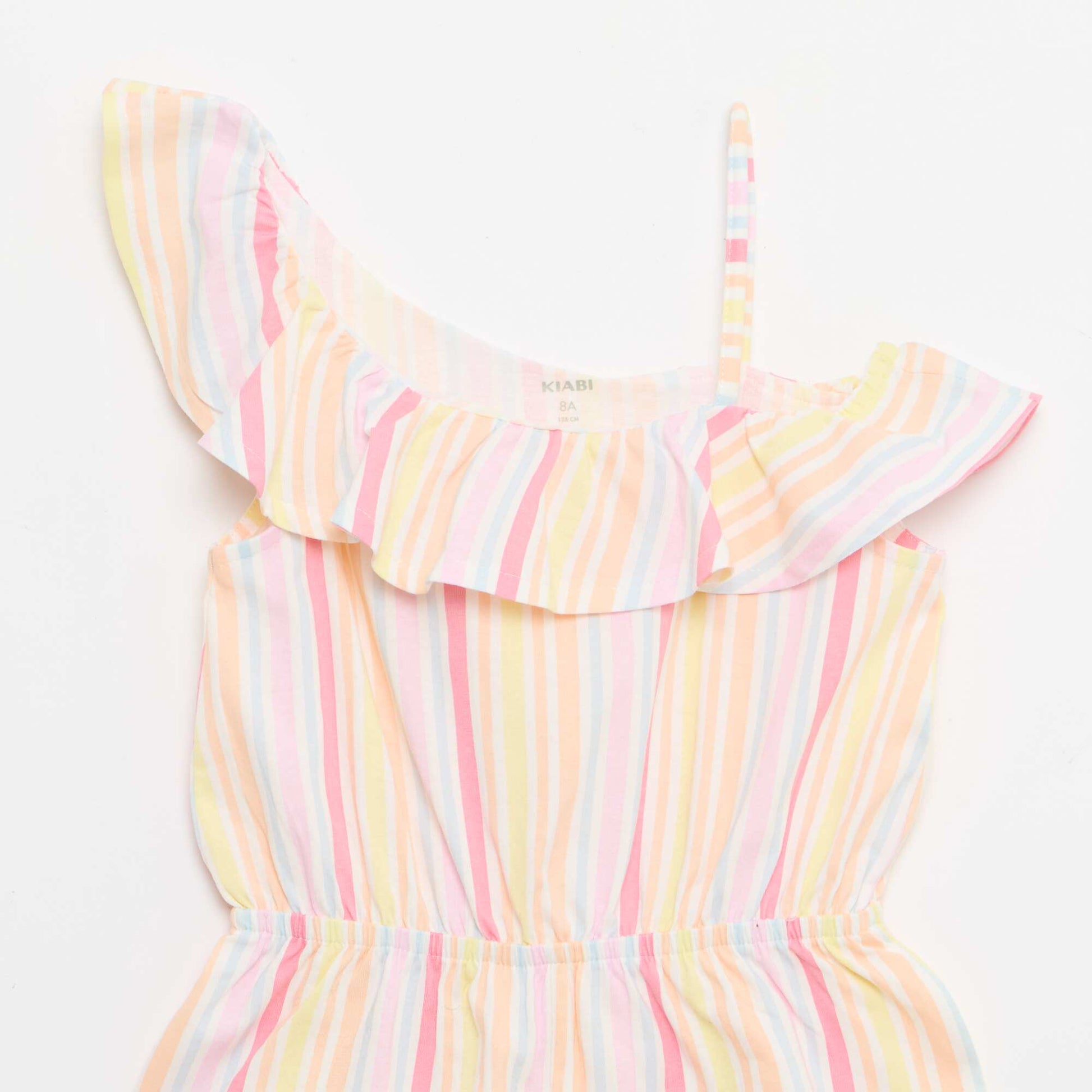 Romper with Asymmetrical Neckline PURPLE