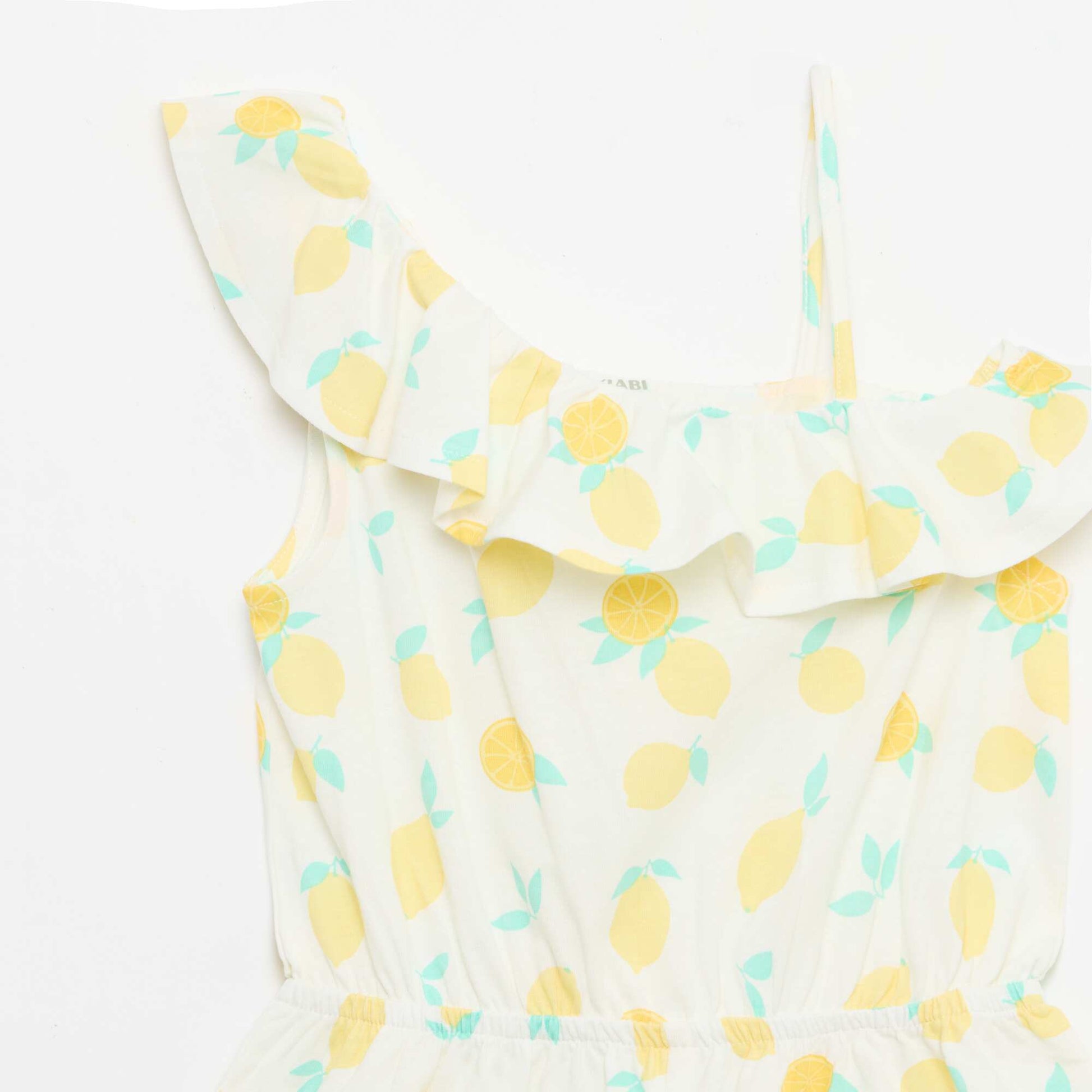 Romper with Asymmetrical Neckline WHITE