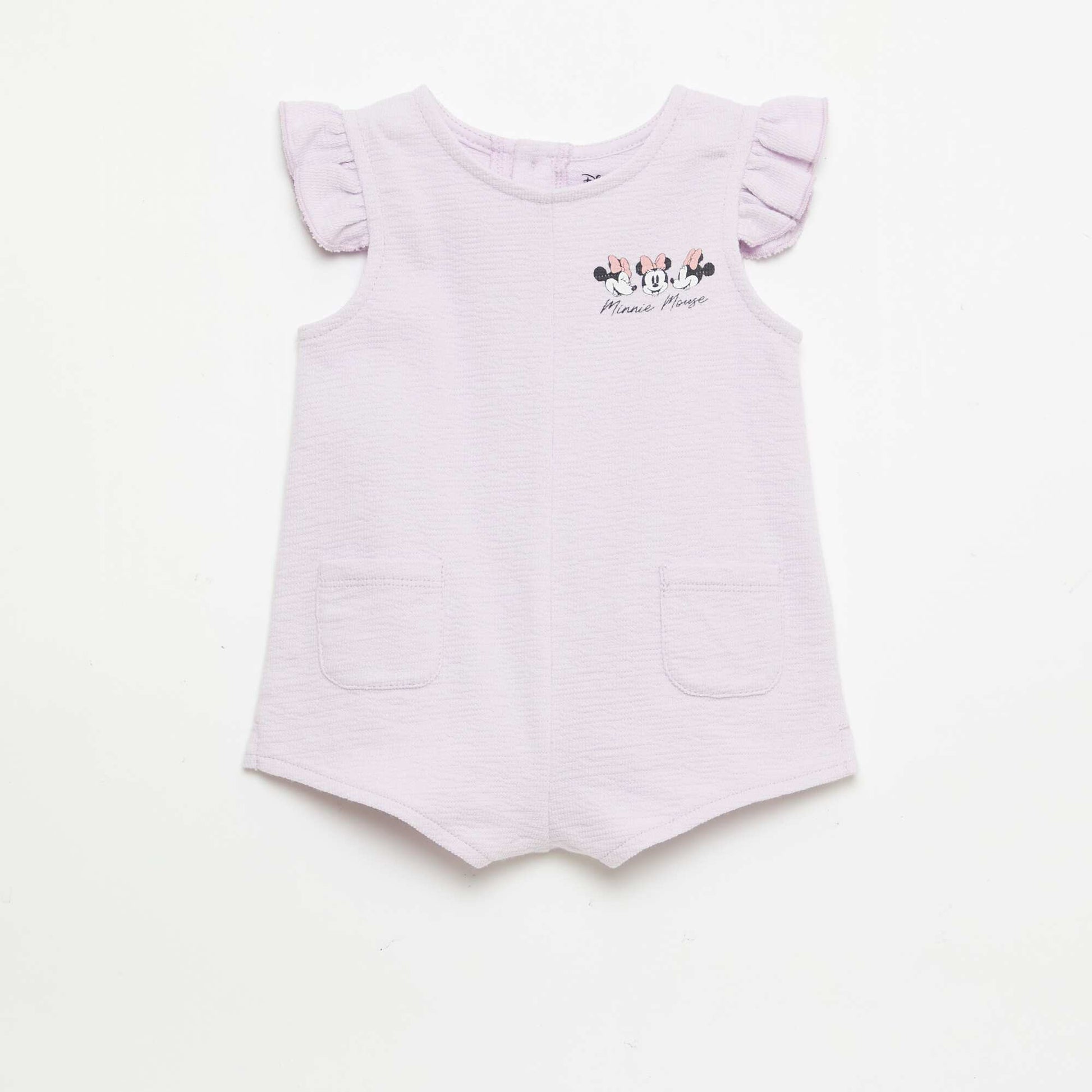 Baby Terry Playsuit PURPLE