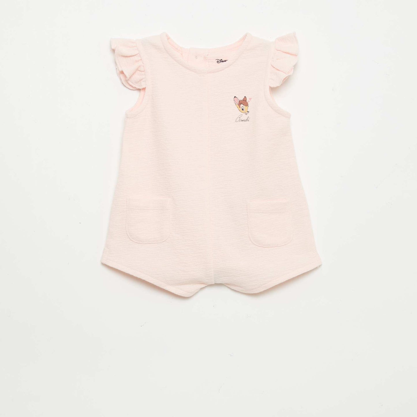 Baby Terry Playsuit PINK