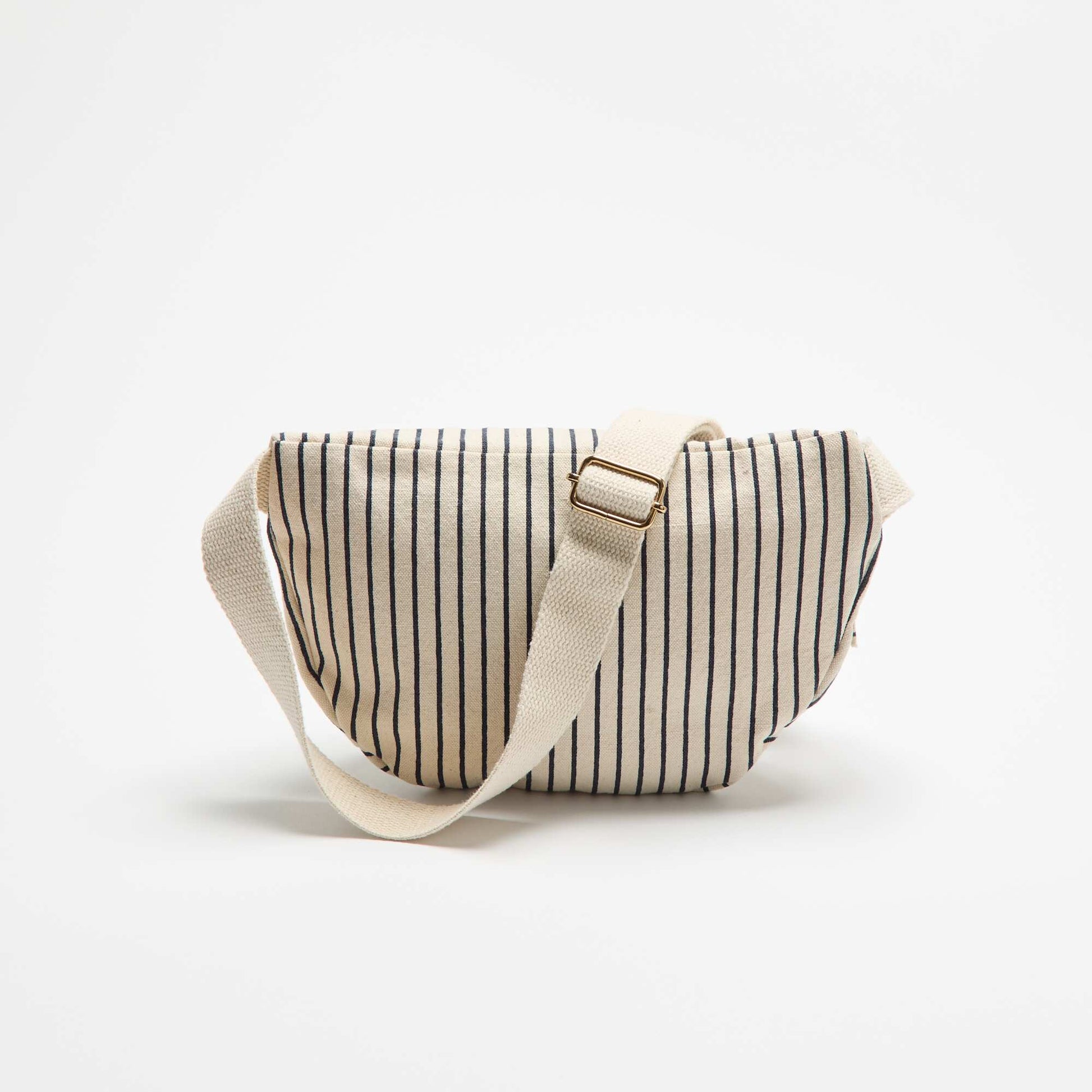 Printed Fabric Belt Bag BLUE