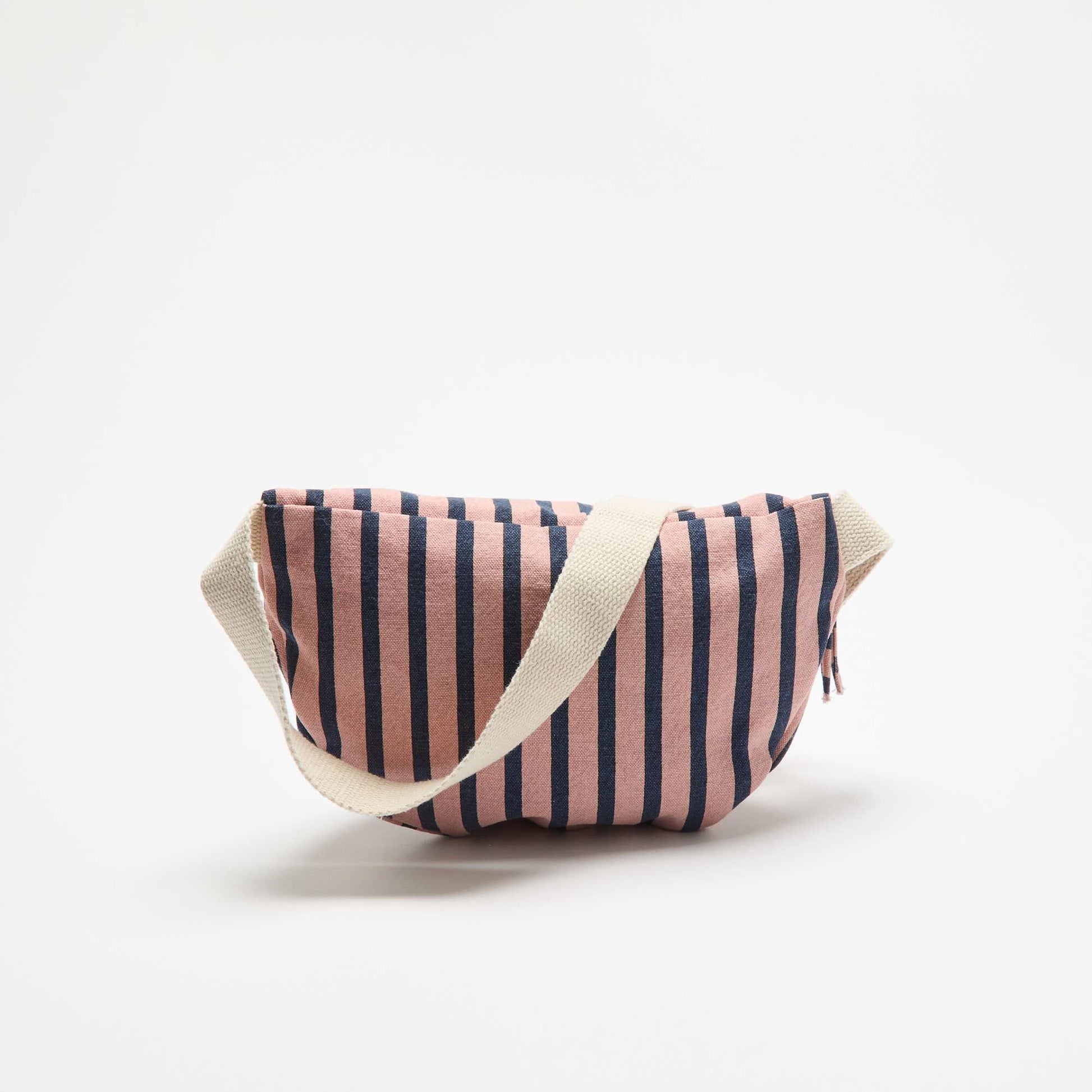 Printed Fabric Belt Bag PINK