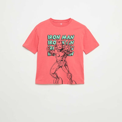 Marvel Short-Sleeved T-shirt RED