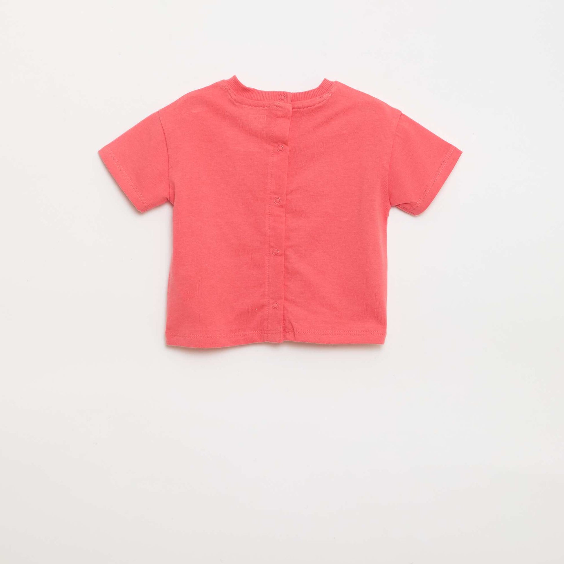 'Marvel' Print T-shirt RED