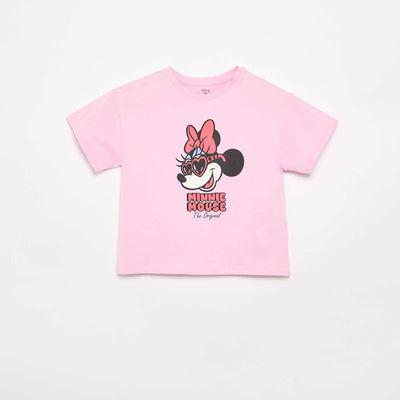'Disney' Short-Sleeved T-Shirt PINK