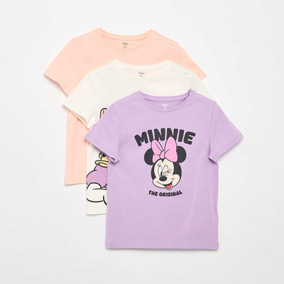 3-Pack \'Disney\' Short-Sleeved T-shirts PURPLE