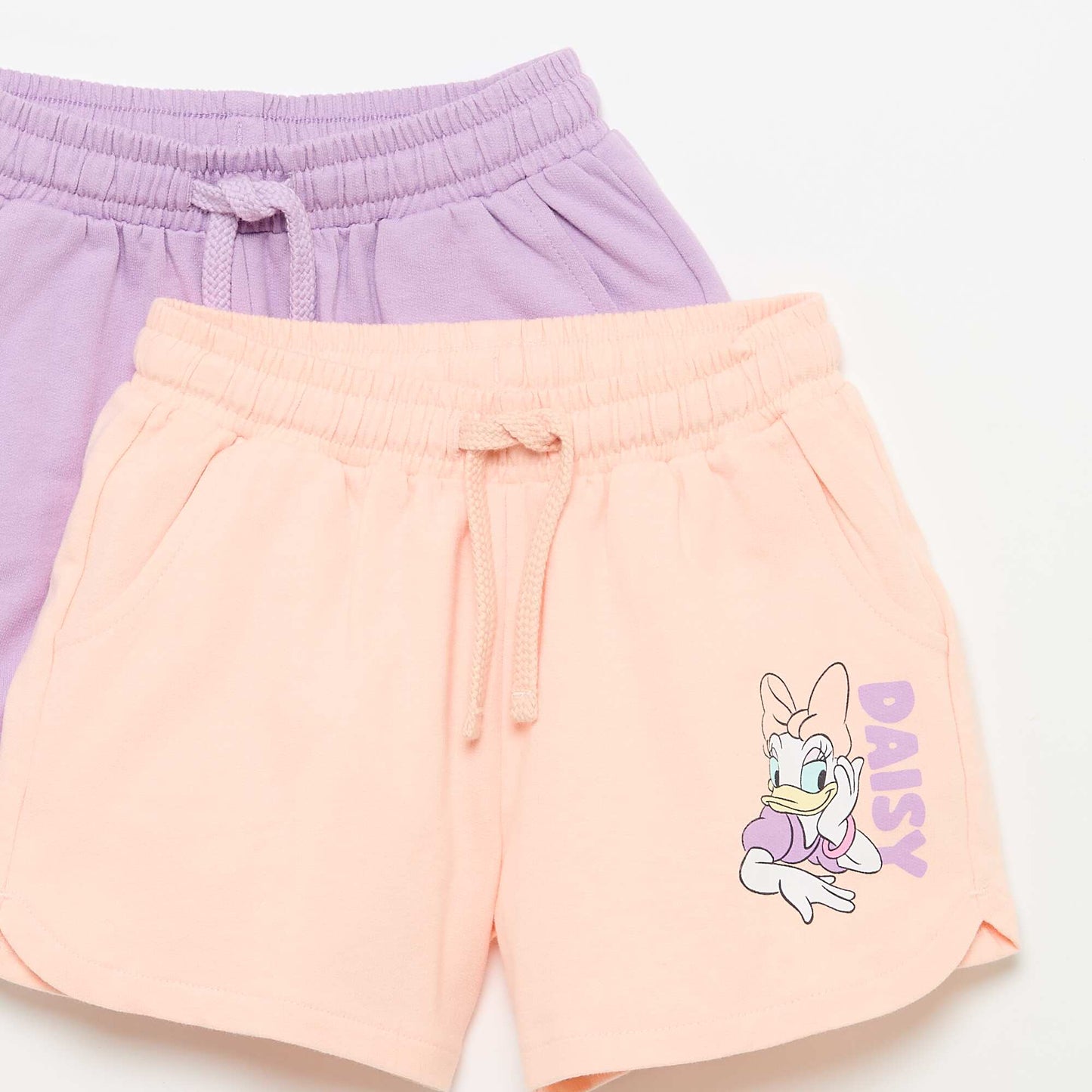 Pack of 2 \'Disney\' Unbrushed Fleece Shorts PINK