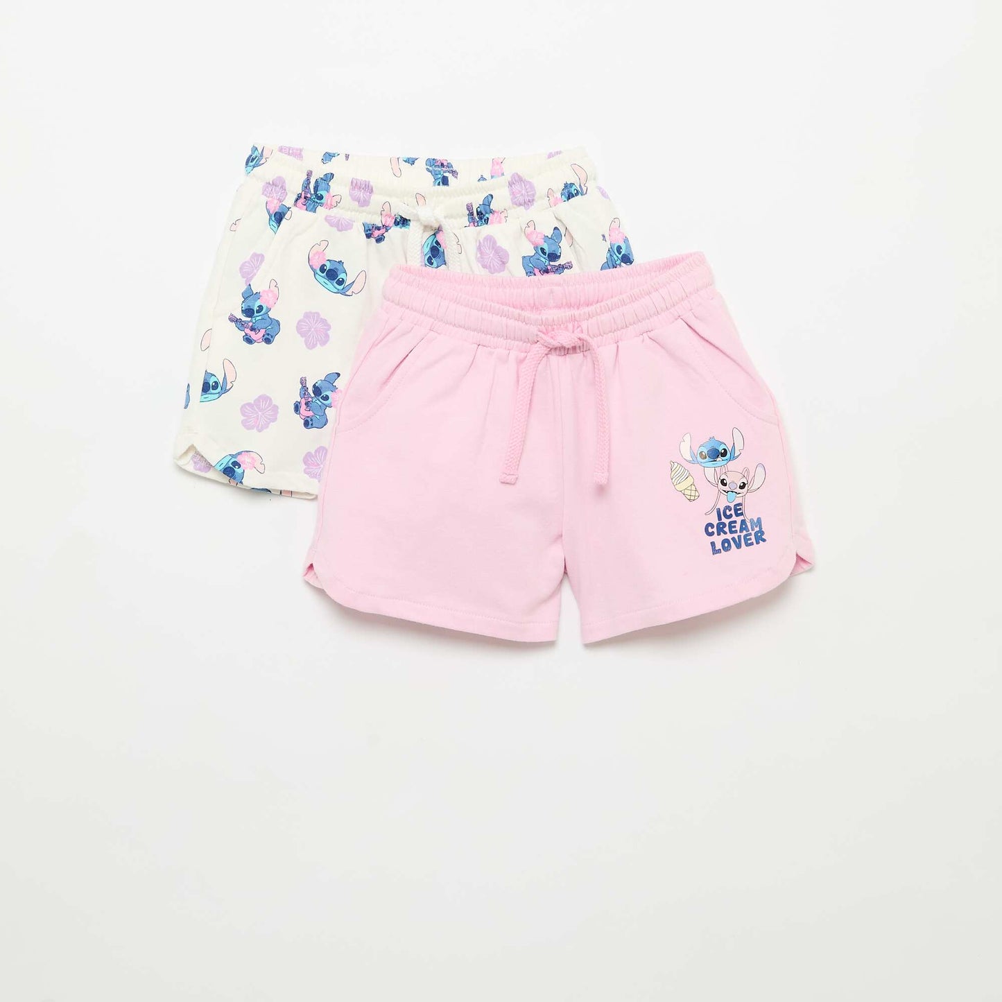 2-pack of 'Disney' unbrushed fleece shorts PURPLE