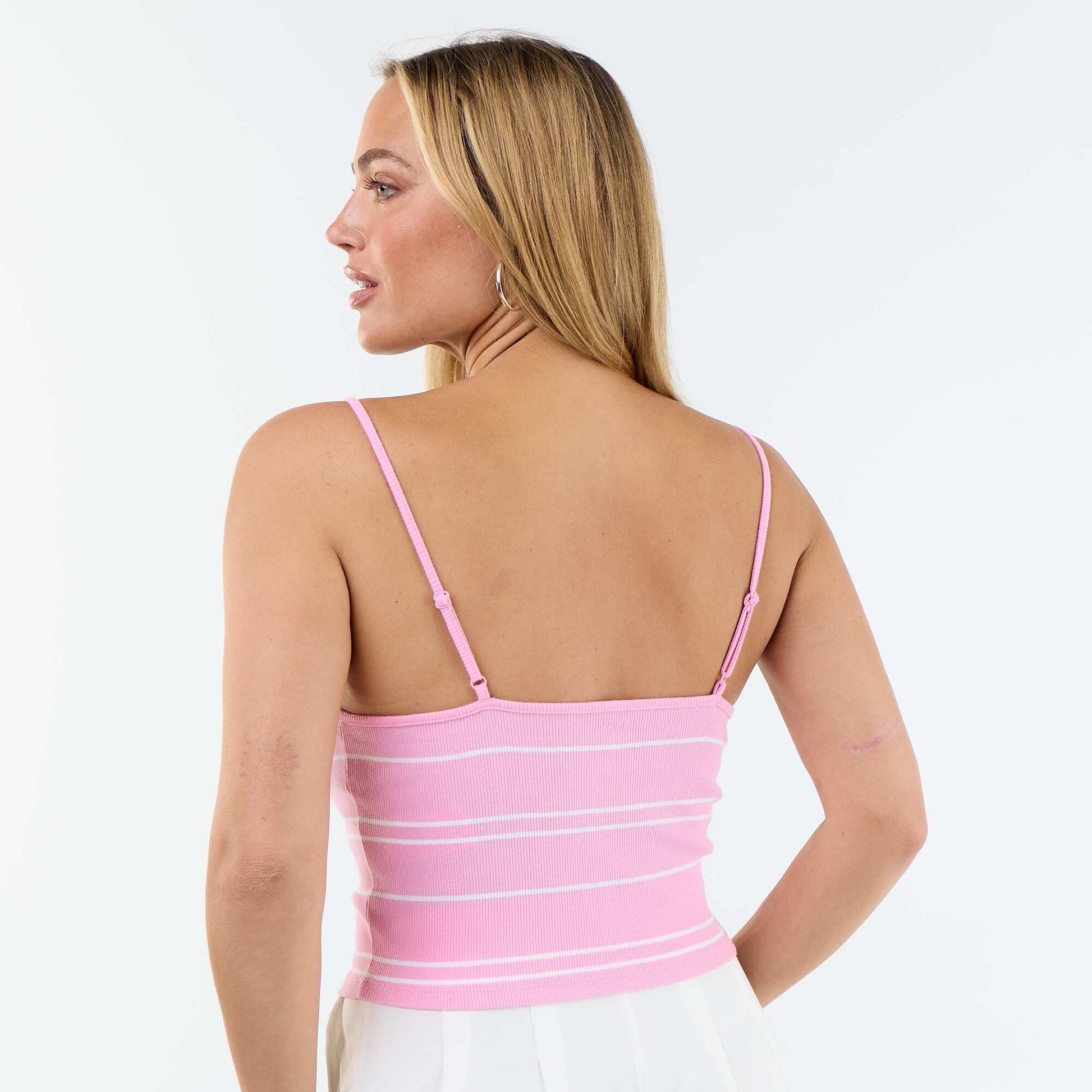 Adjustable Spaghetti Strap Camisole PINK