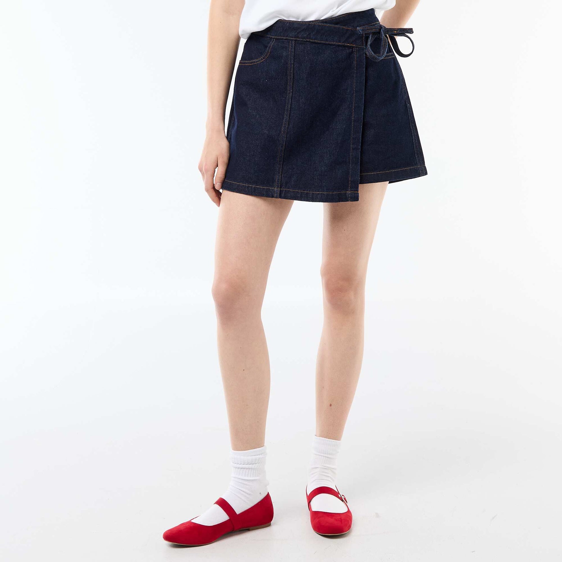Denim Skort BLUE