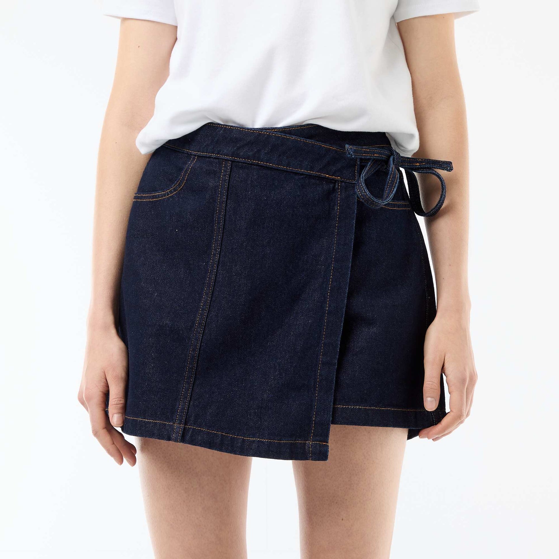 Denim Skort BLUE