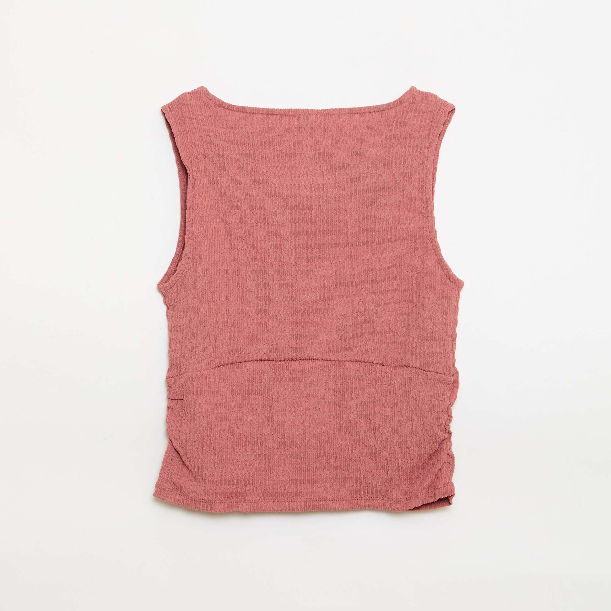 Fitted Crêpe Top PINK