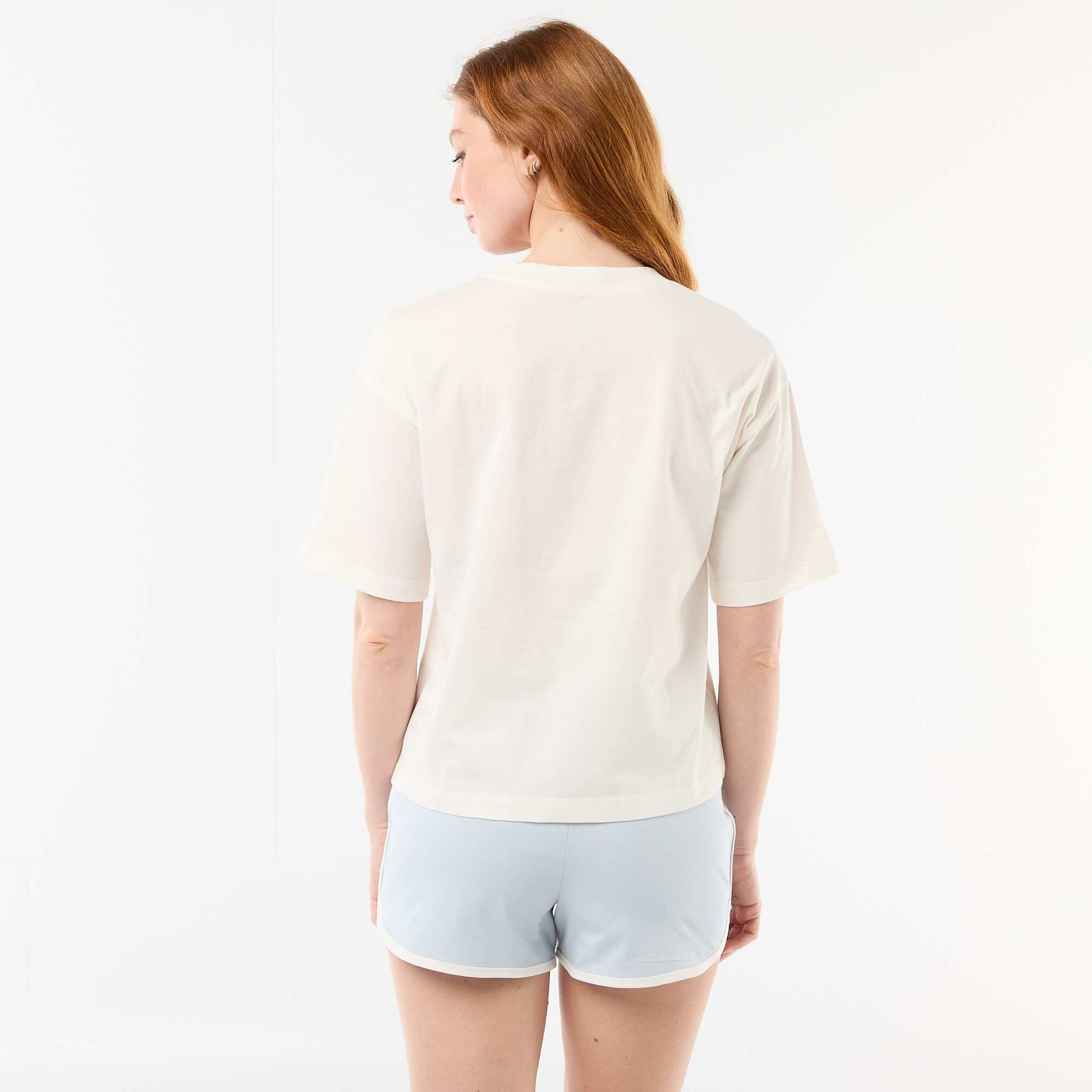 Stitch Short Pajamas - 2-Piece Set WHITE