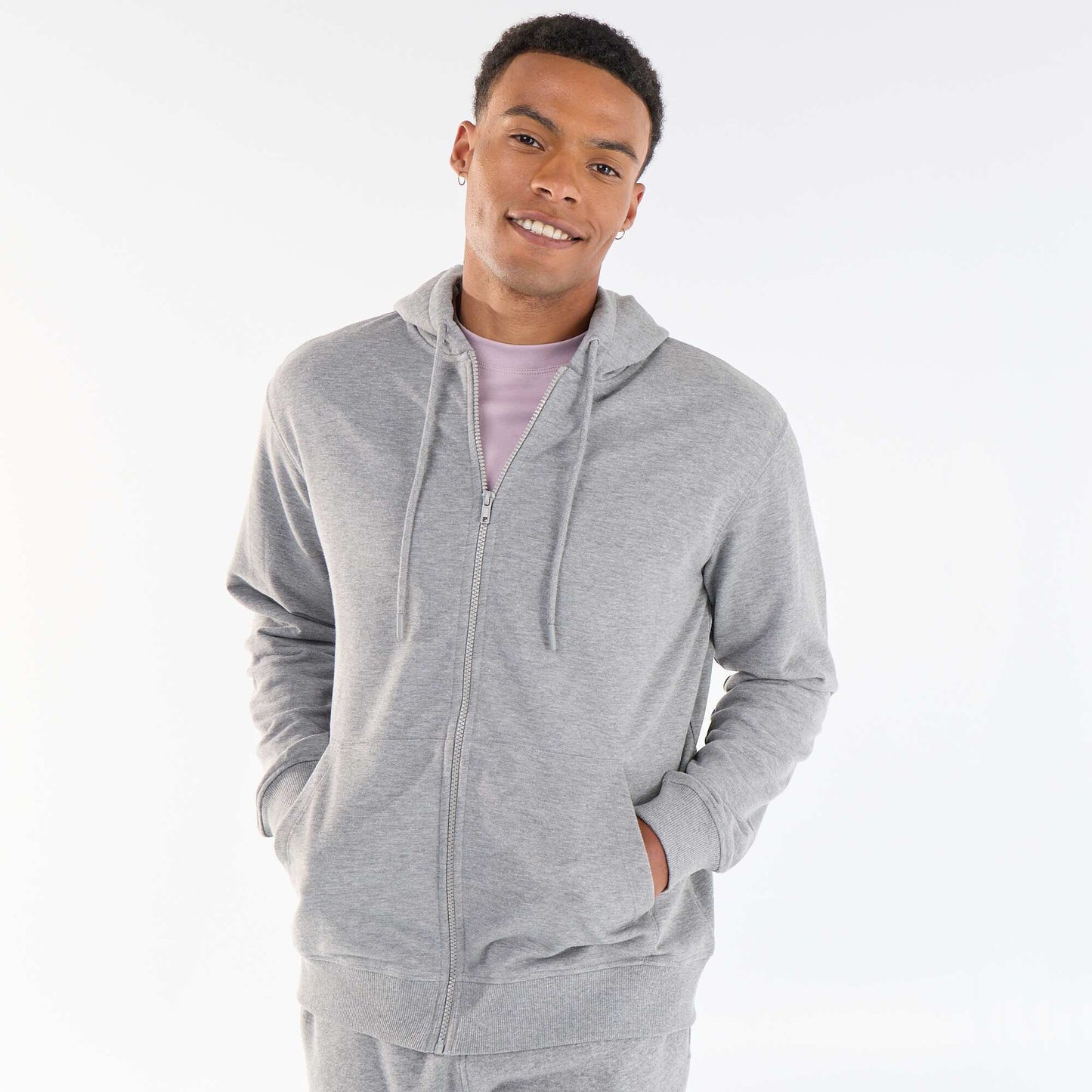 French Terry Hoodie GREY