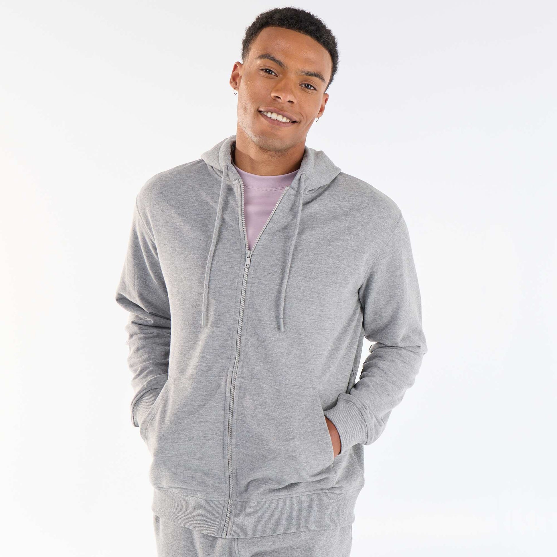 French Terry Hoodie GREY