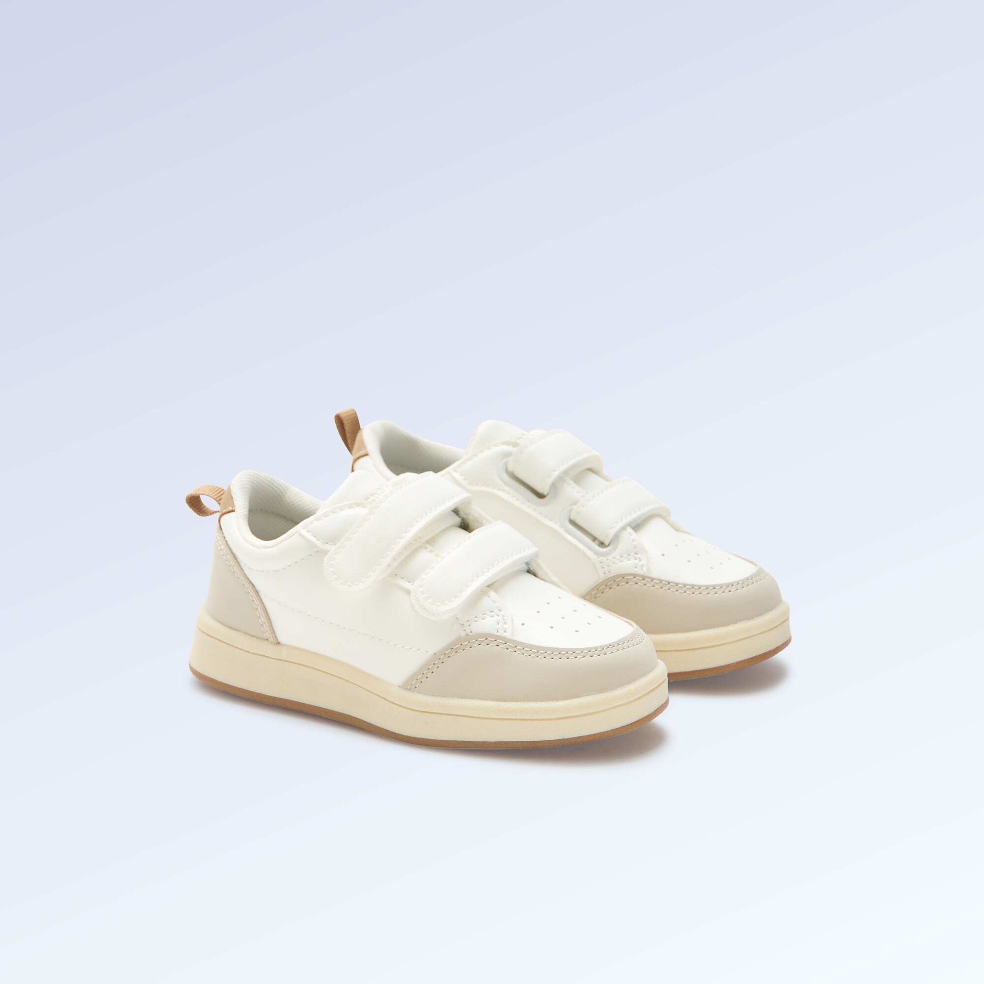 Velcro Sneakers - 'Walking' Motor Skills Level 4 - Kitchoun BEIGE