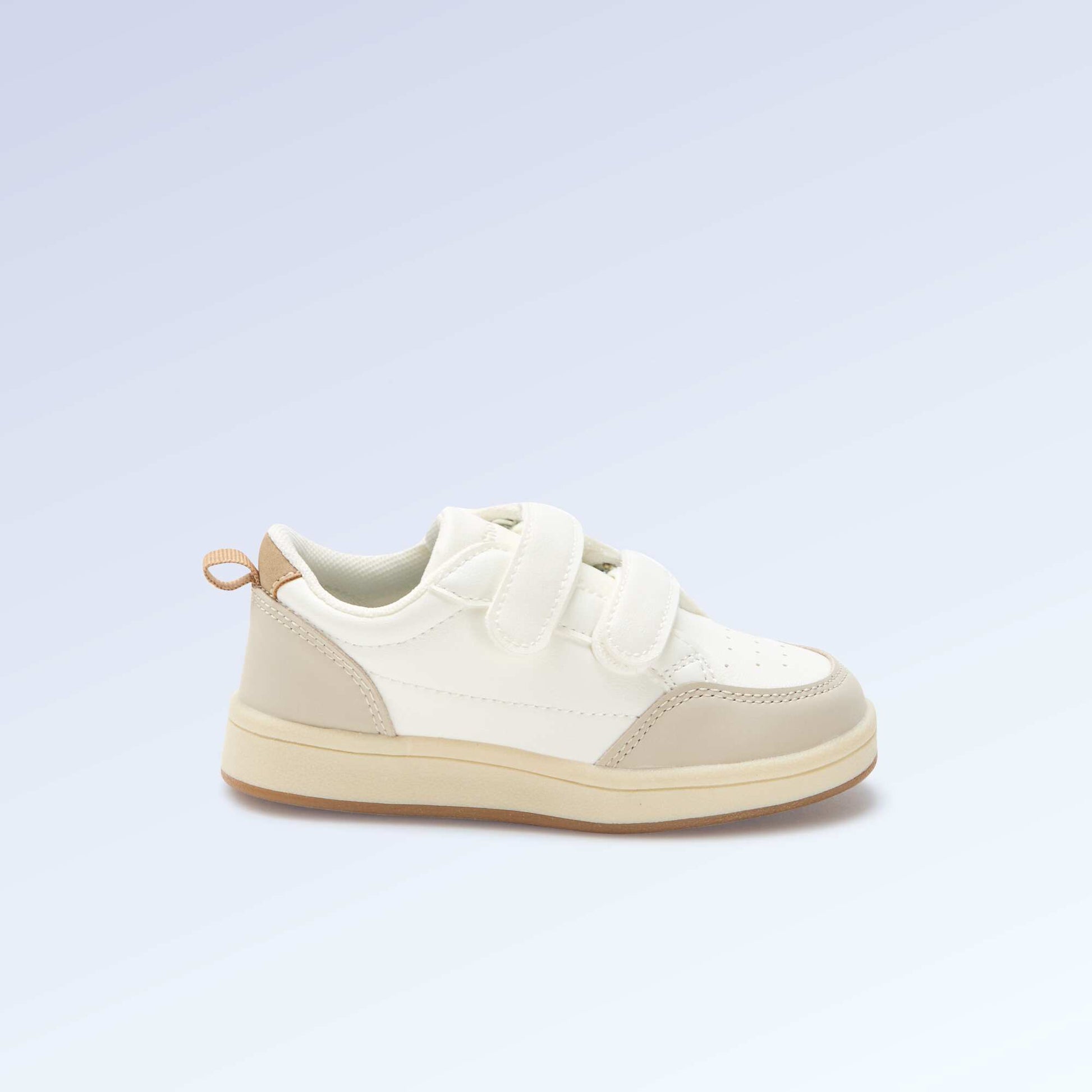 Velcro Sneakers - 'Walking' Motor Skills Level 4 - Kitchoun BEIGE