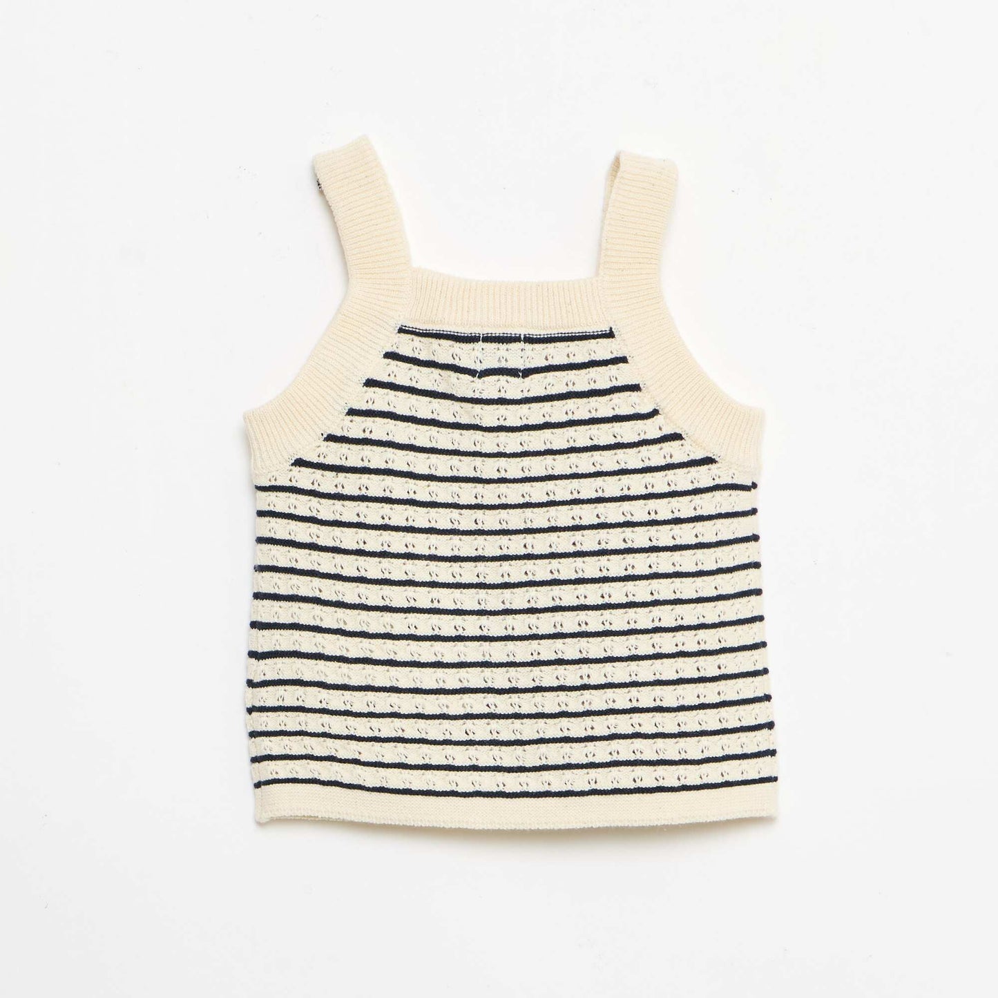 2-ნაწილიანი ნაქსოვი შორტი და მაისურის ნაკრები ლურჯი