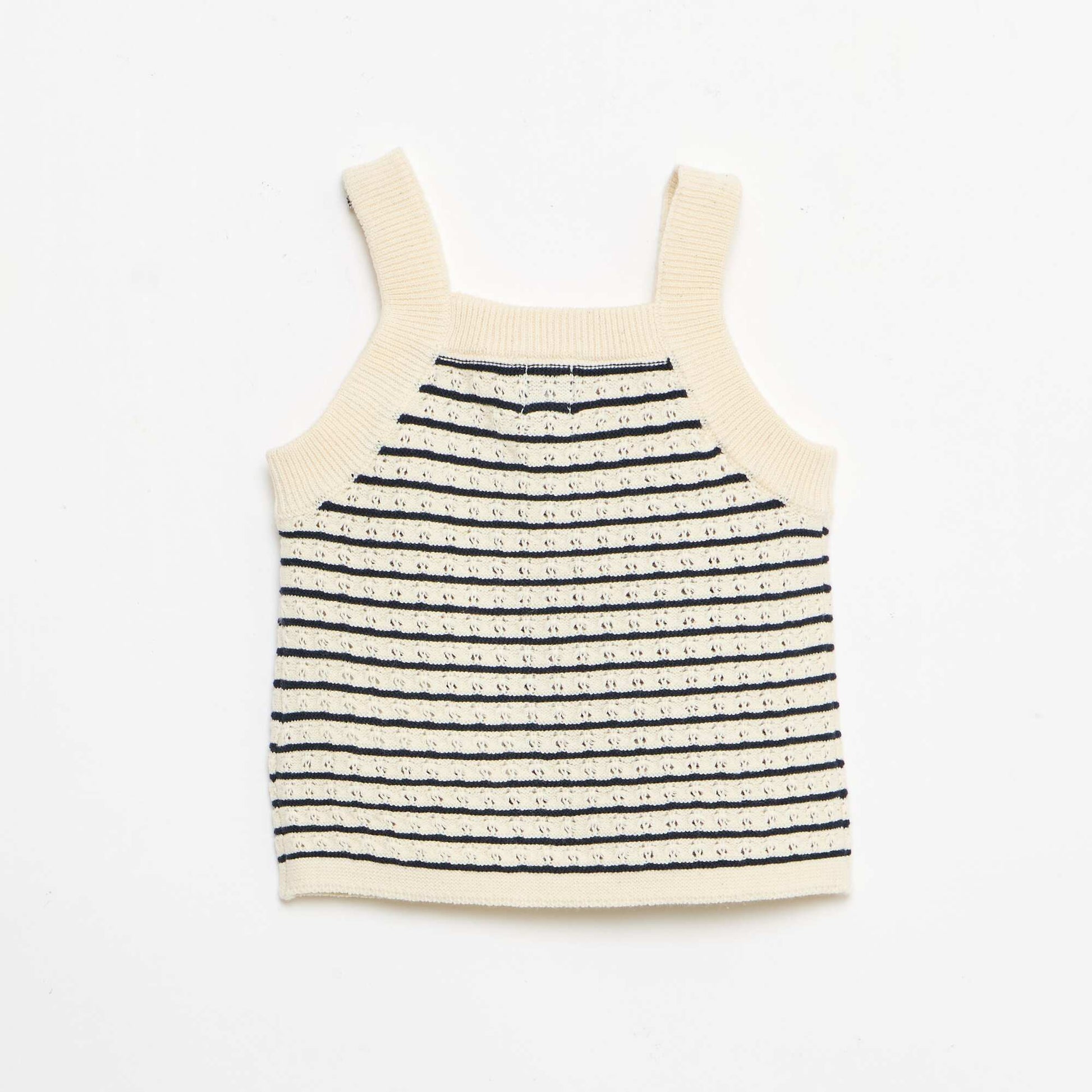 2-ნაწილიანი ნაქსოვი შორტი და მაისურის ნაკრები ლურჯი