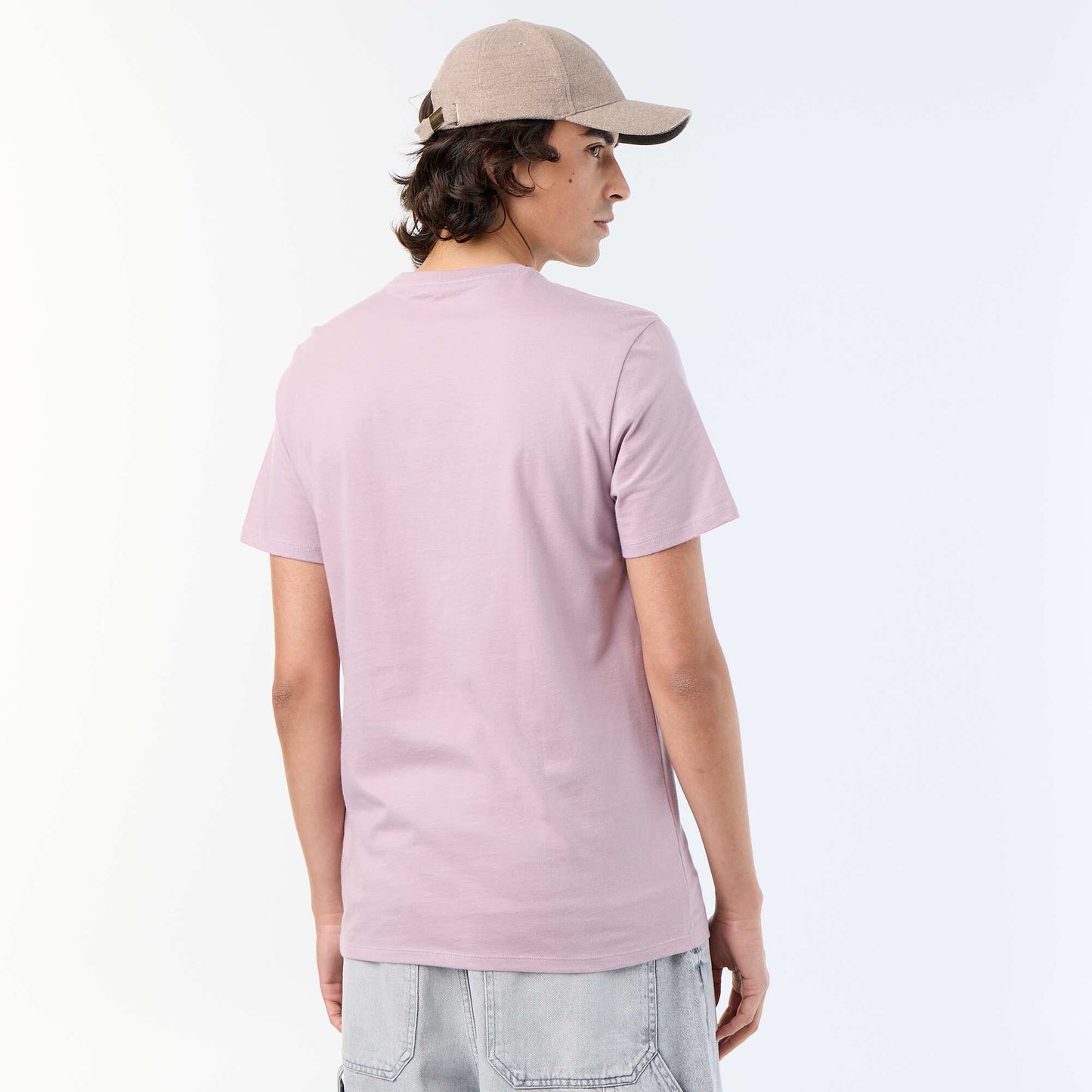 Printed Short-Sleeved T-Shirt PURPLE