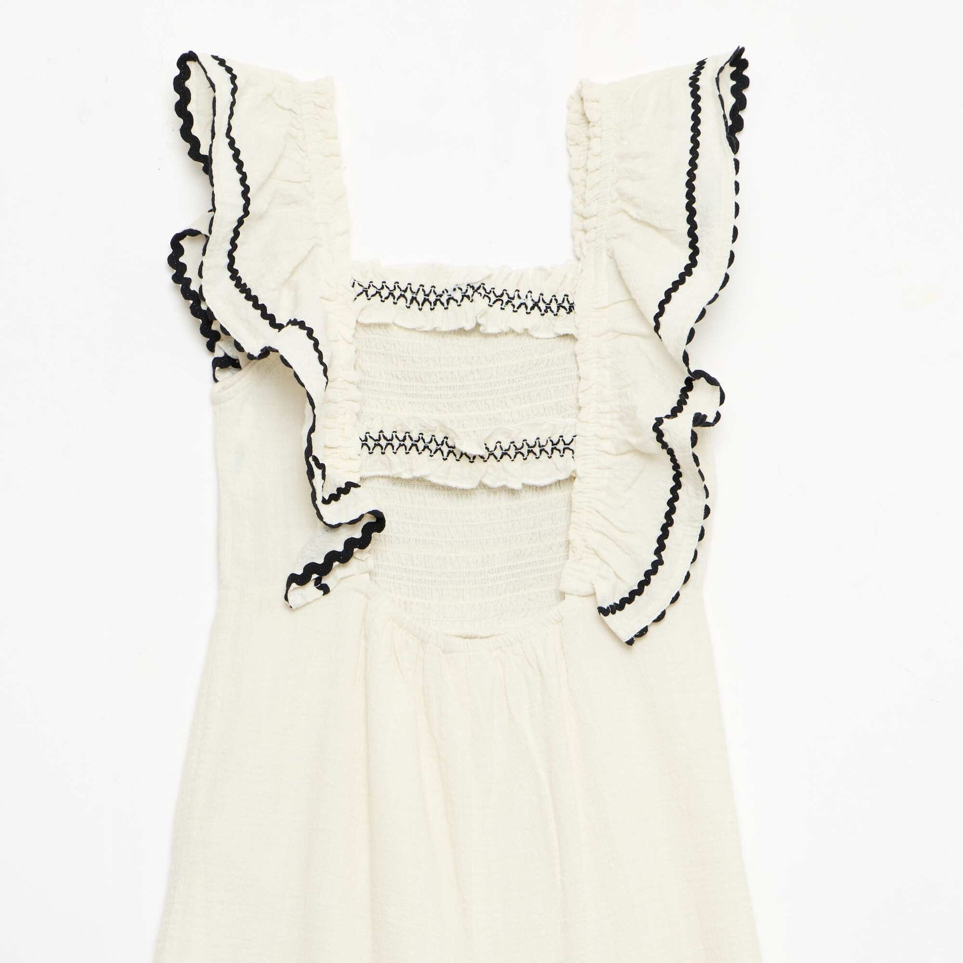Jumpsuit with Ruffles BEIGE