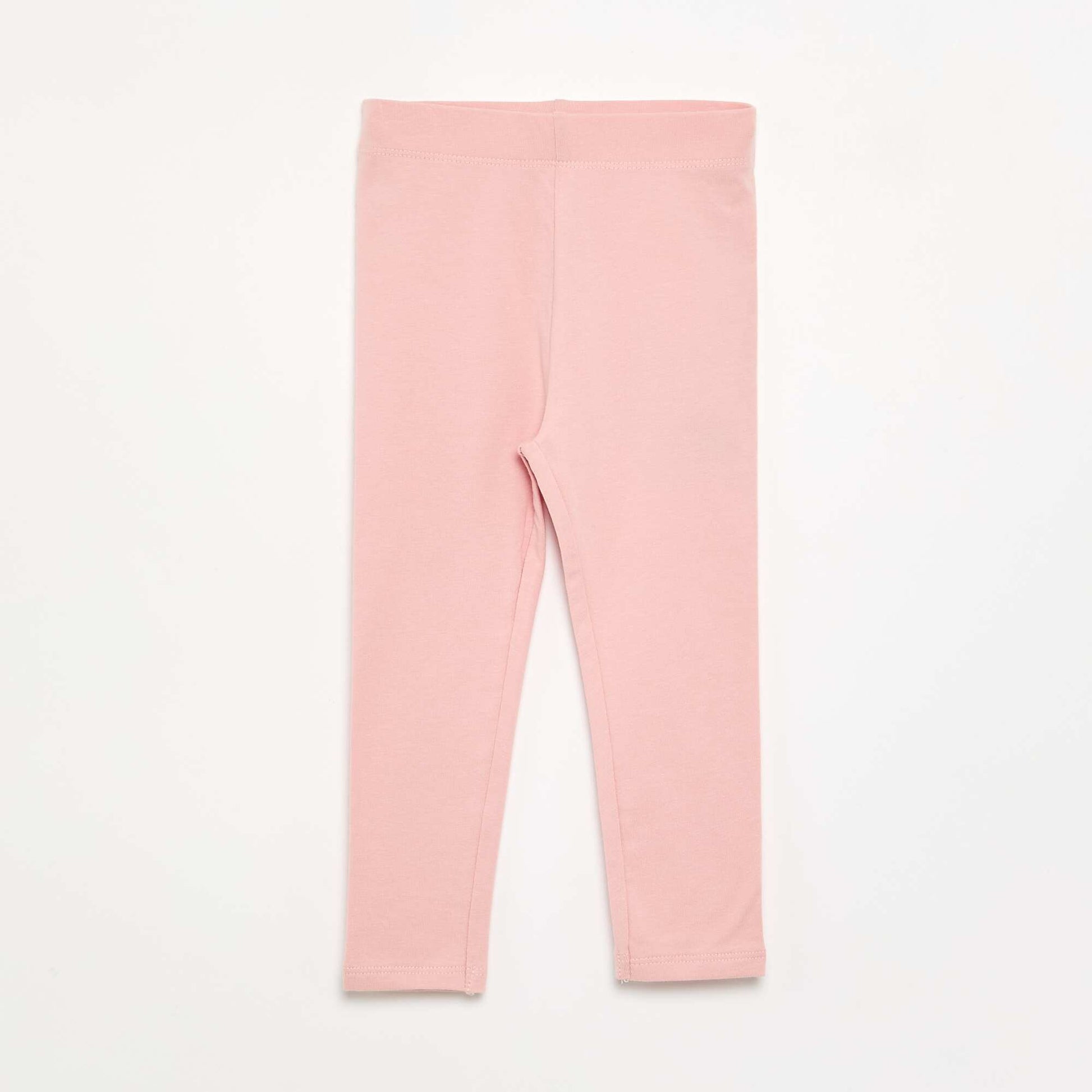 3-pack of plain jersey leggings PINK