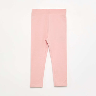 3-pack of plain jersey leggings PINK