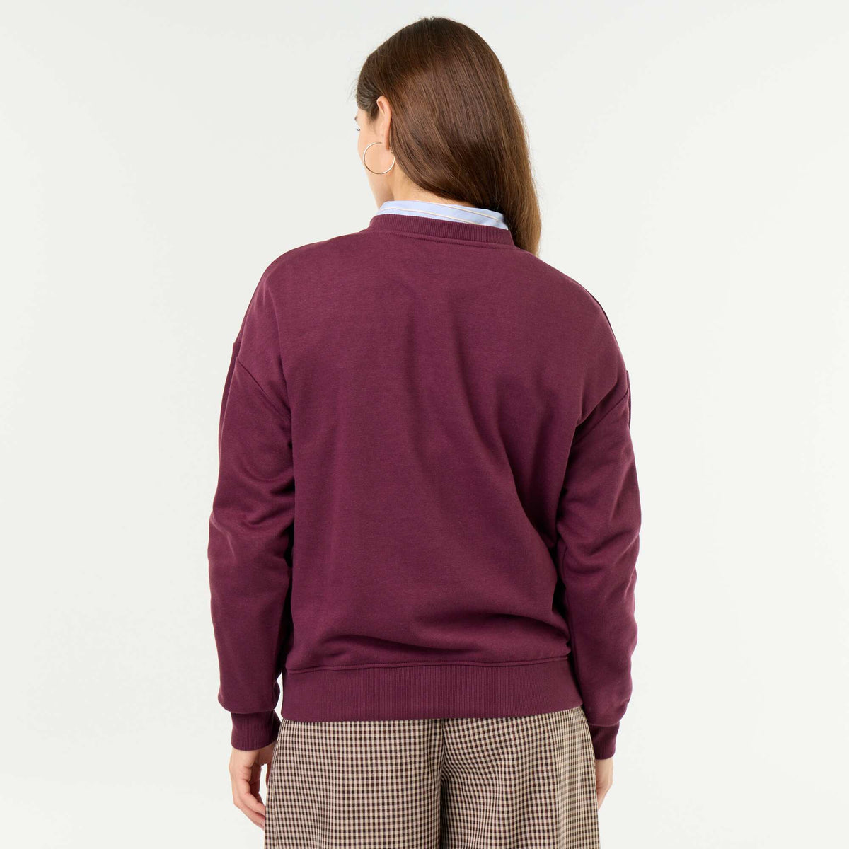 Plain French Terry Sweatshirt PINK