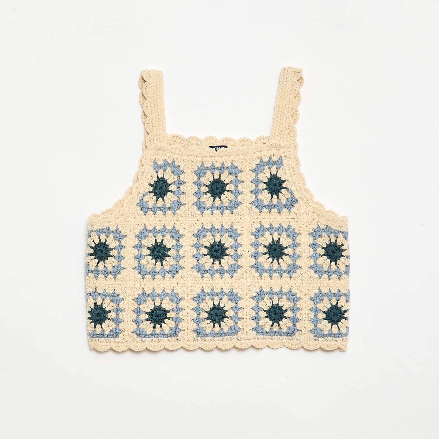 Crochet Tank Top BEIGE