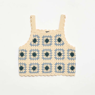 Crochet Tank Top BEIGE
