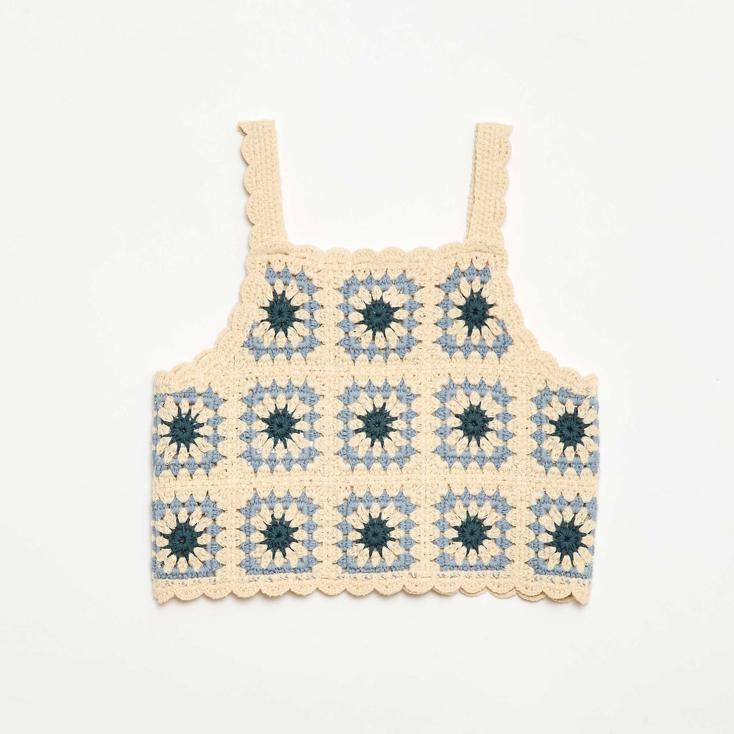 Crochet Tank Top BEIGE