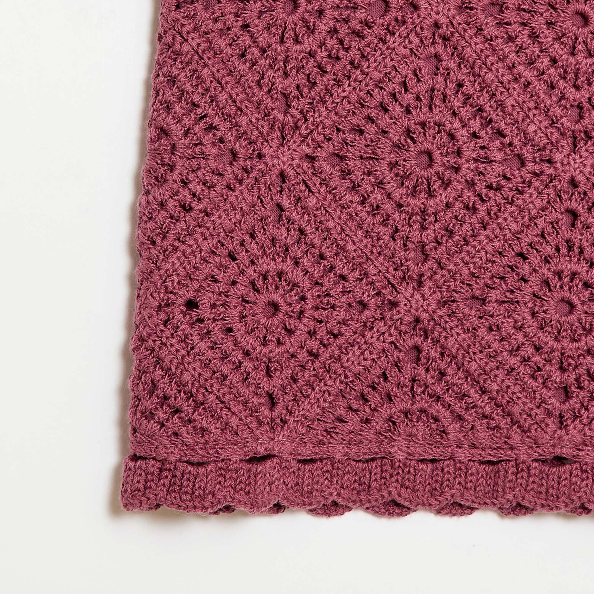 Solid crochet top PURPLE