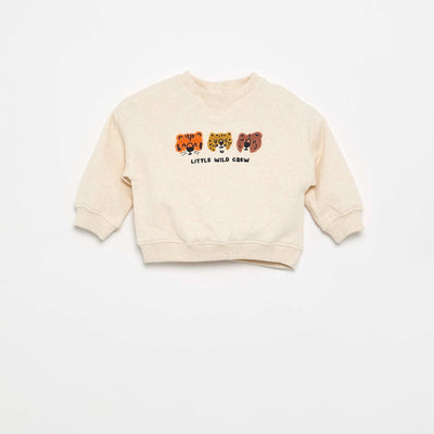 French Terry Sweatshirt BEIGE