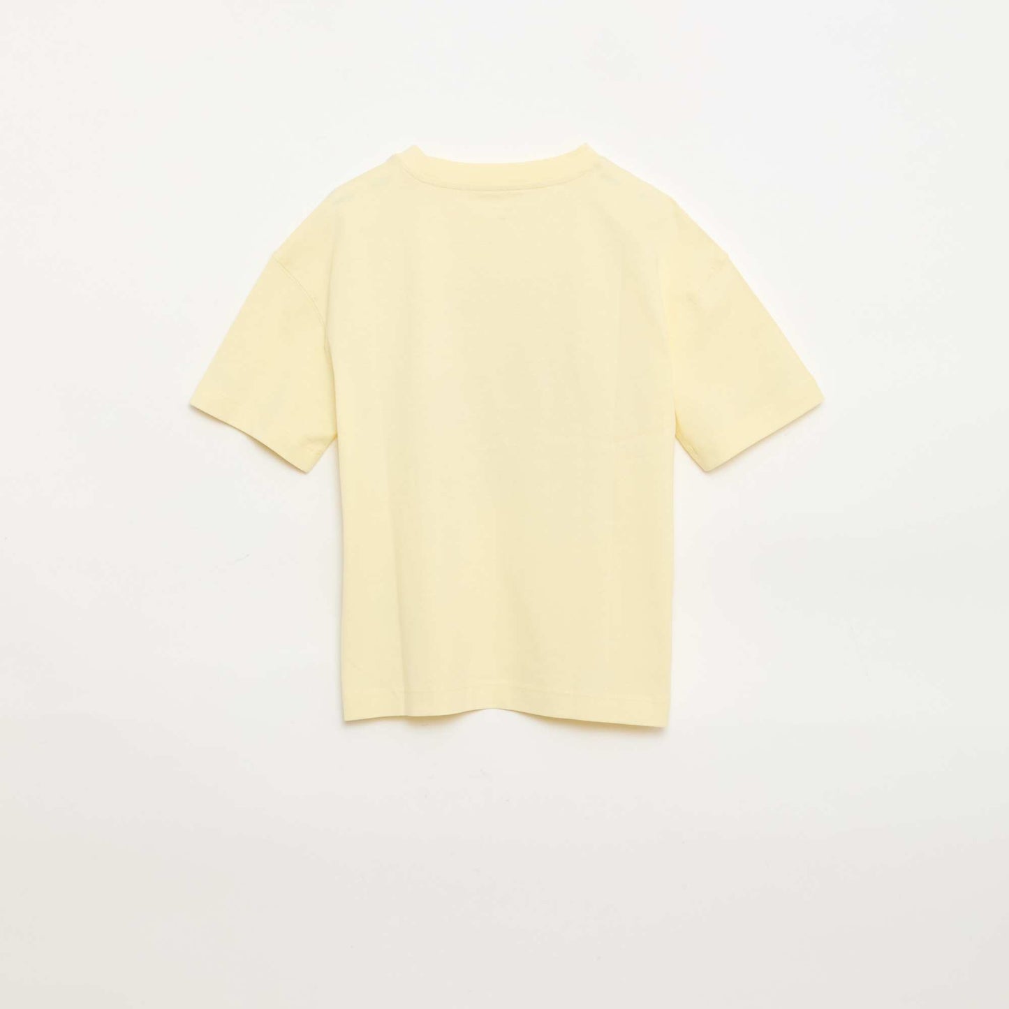 Printed short-sleeved T-shirt YELLOW