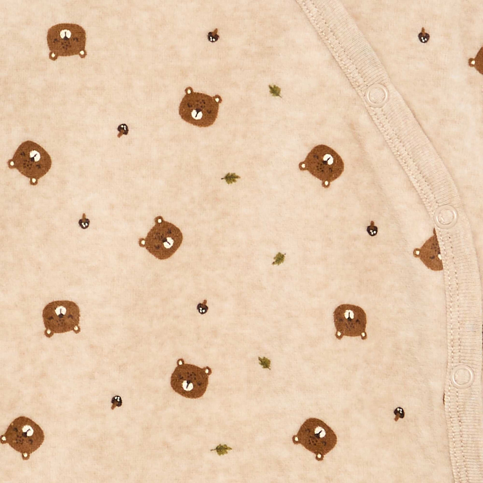 2-piece Velour Pyjamas BROWN
