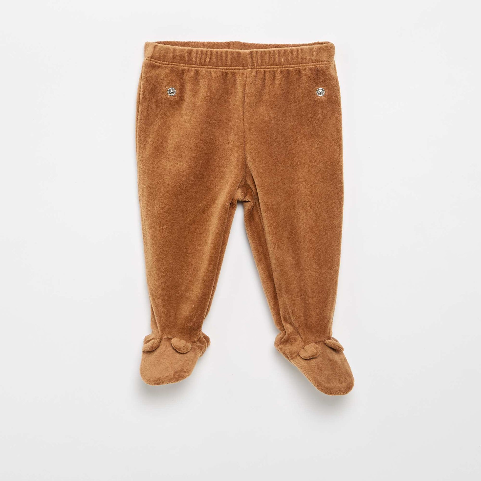 2-piece Velour Pyjamas BROWN