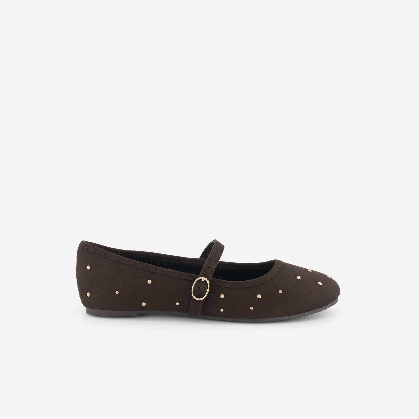 Ballerinas with strap BROWN