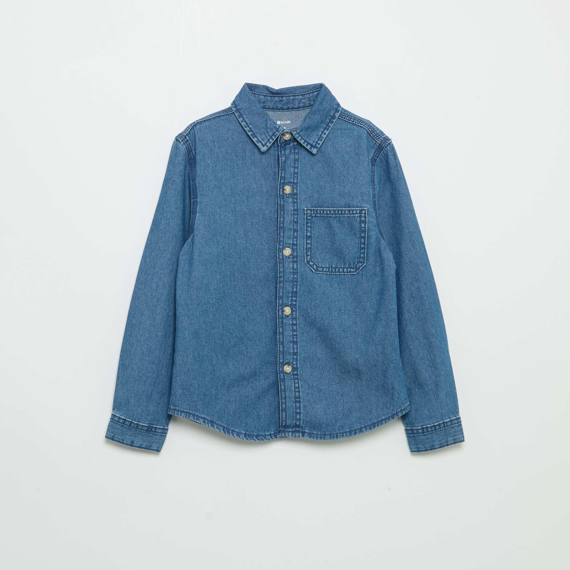 Denim shirt BLUE