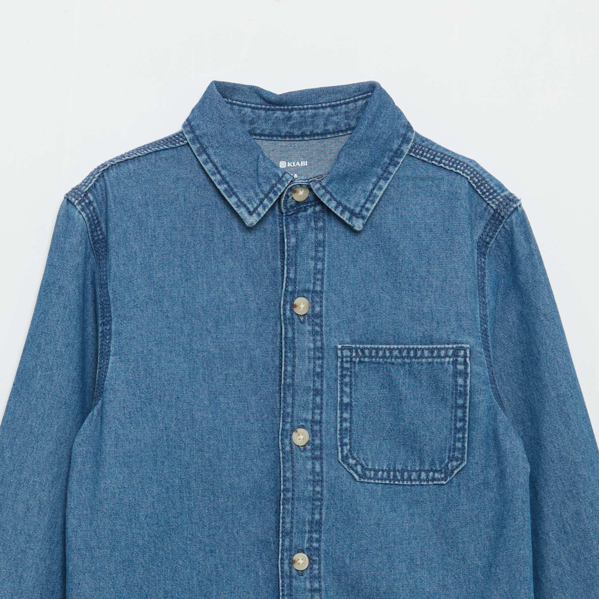 Denim shirt BLUE