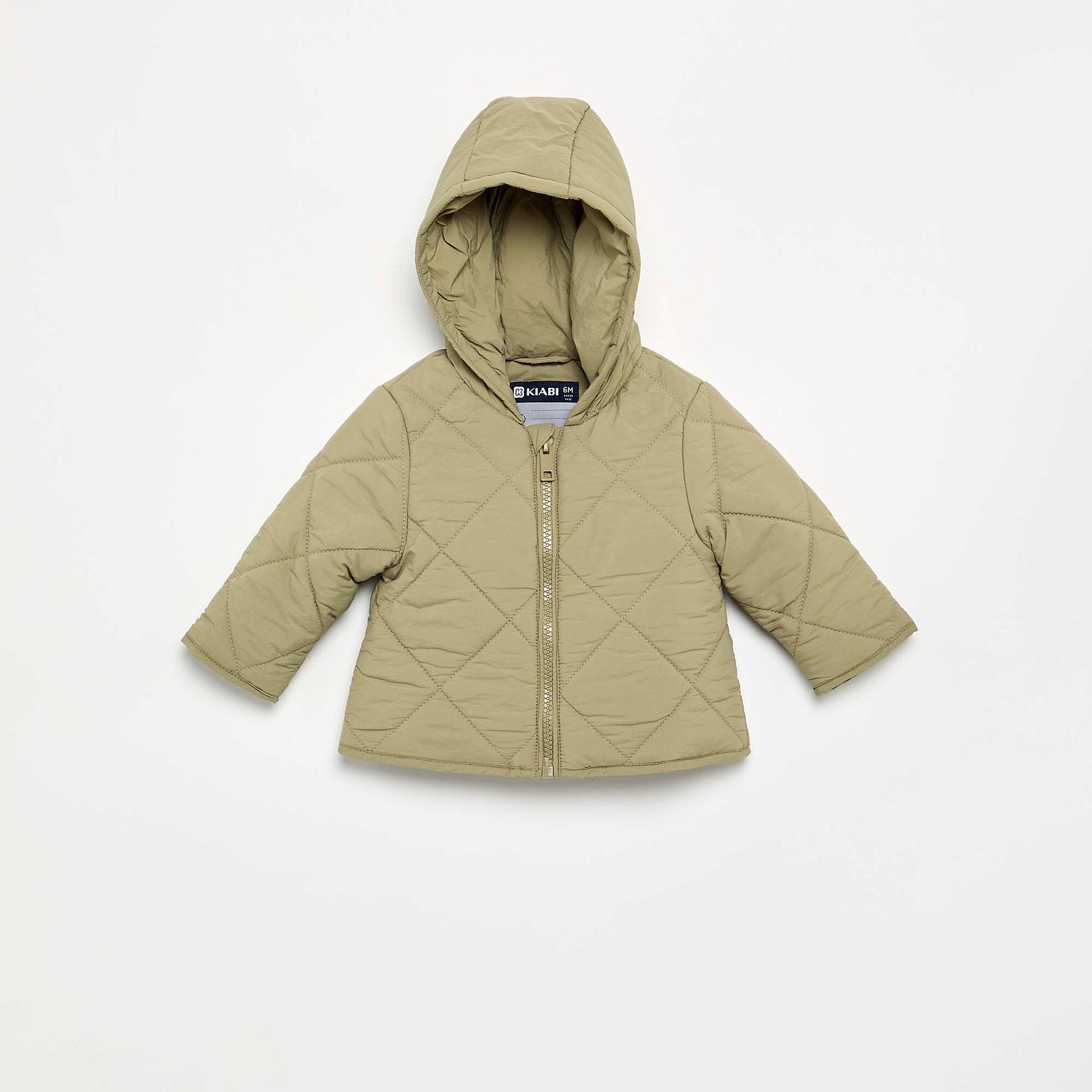 Hooded Zip-Up Jacket GREEN