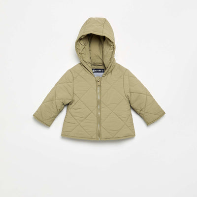 Hooded Zip-Up Jacket GREEN