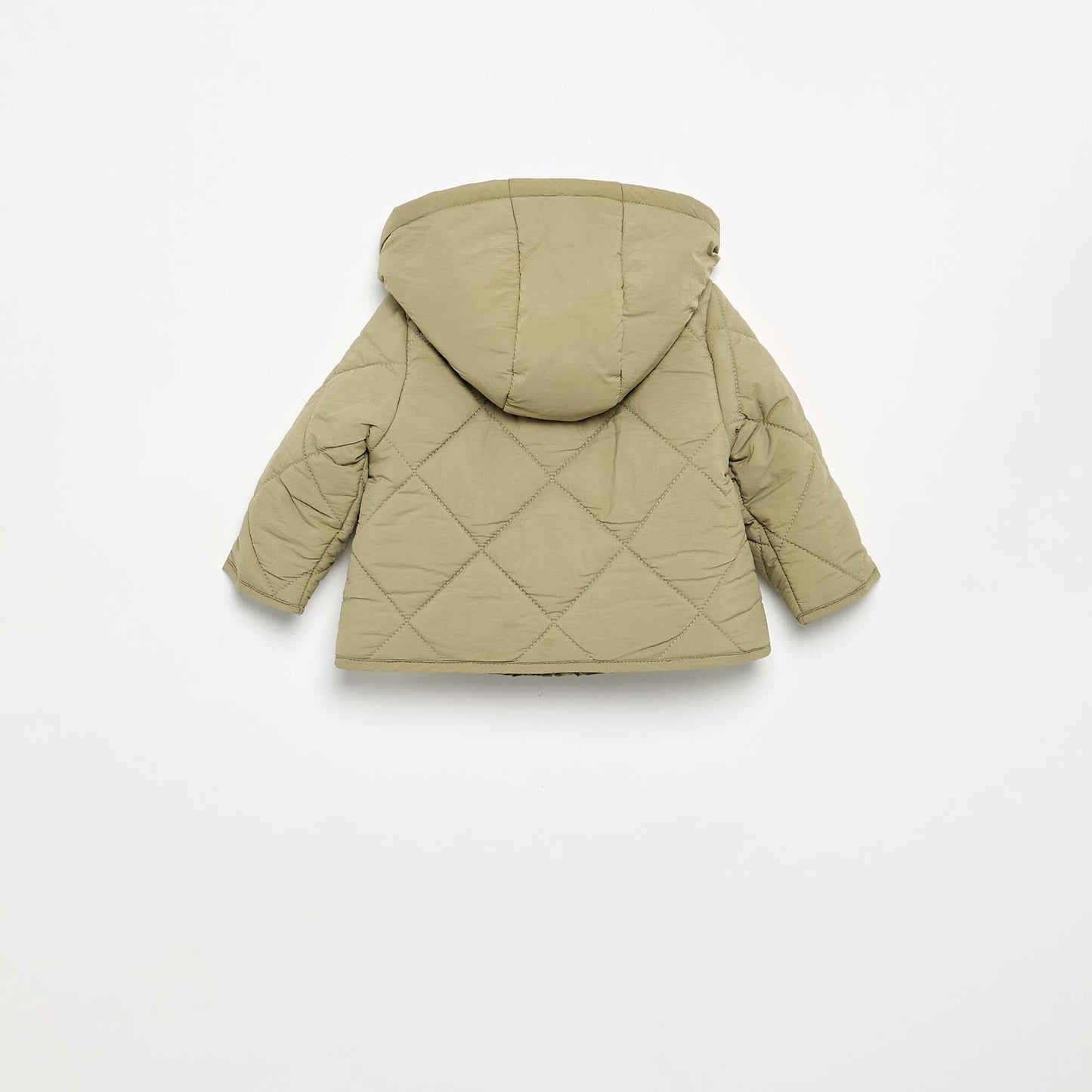 Hooded Zip-Up Jacket GREEN