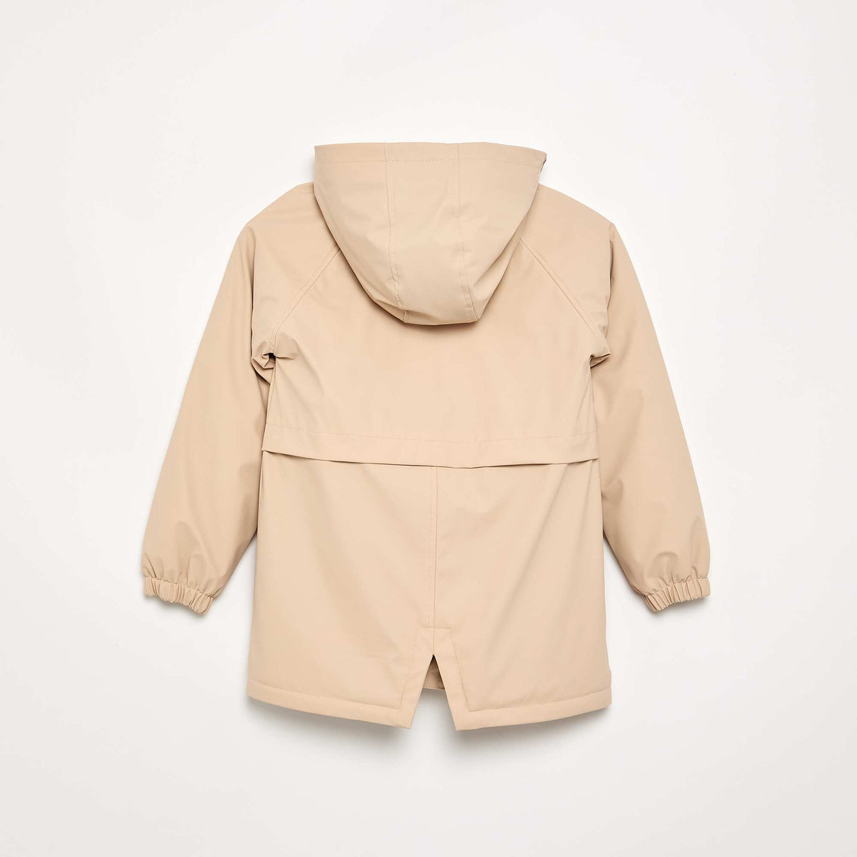 Faux Fur Lined Parka BEIGE