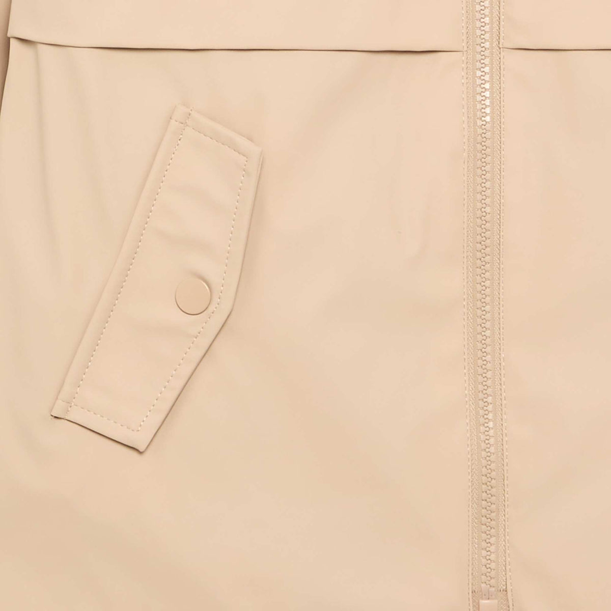 Faux Fur Lined Parka BEIGE